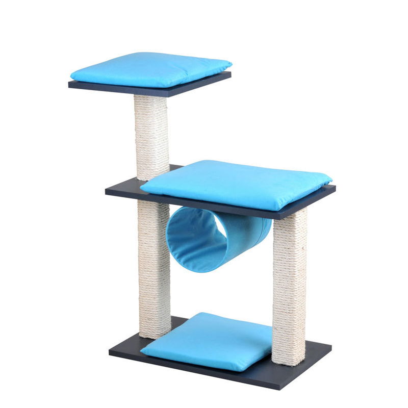 Wollhuhn Sciarpa A Loop Per Bambino, Doppio Strato In Pile, Morbida E Calda, Colore Blu Türkis/Antracite, Fatta A Mano In Germania, Unica - 5