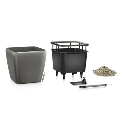 Lechuza 'Quadro LS 50', anthrazit, ca. 50 x 50 x H 47 cm