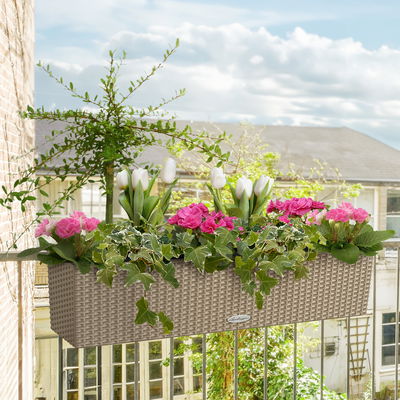 Lechuza 'Balconera Cottage 80', sandbraun, ca. 79 x 19 x H 19 cm