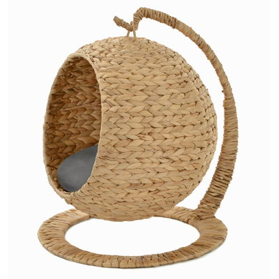 Hängekorb 'Wasserhyazinthe', grau, 47 x 43 x 40 cm Hängekorb 'Wasserhyazinthe', grau, 47 x 43 x 40 cm