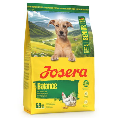 Josera Hundefutter Senior Balance mit Huhn & Reis, 3kg