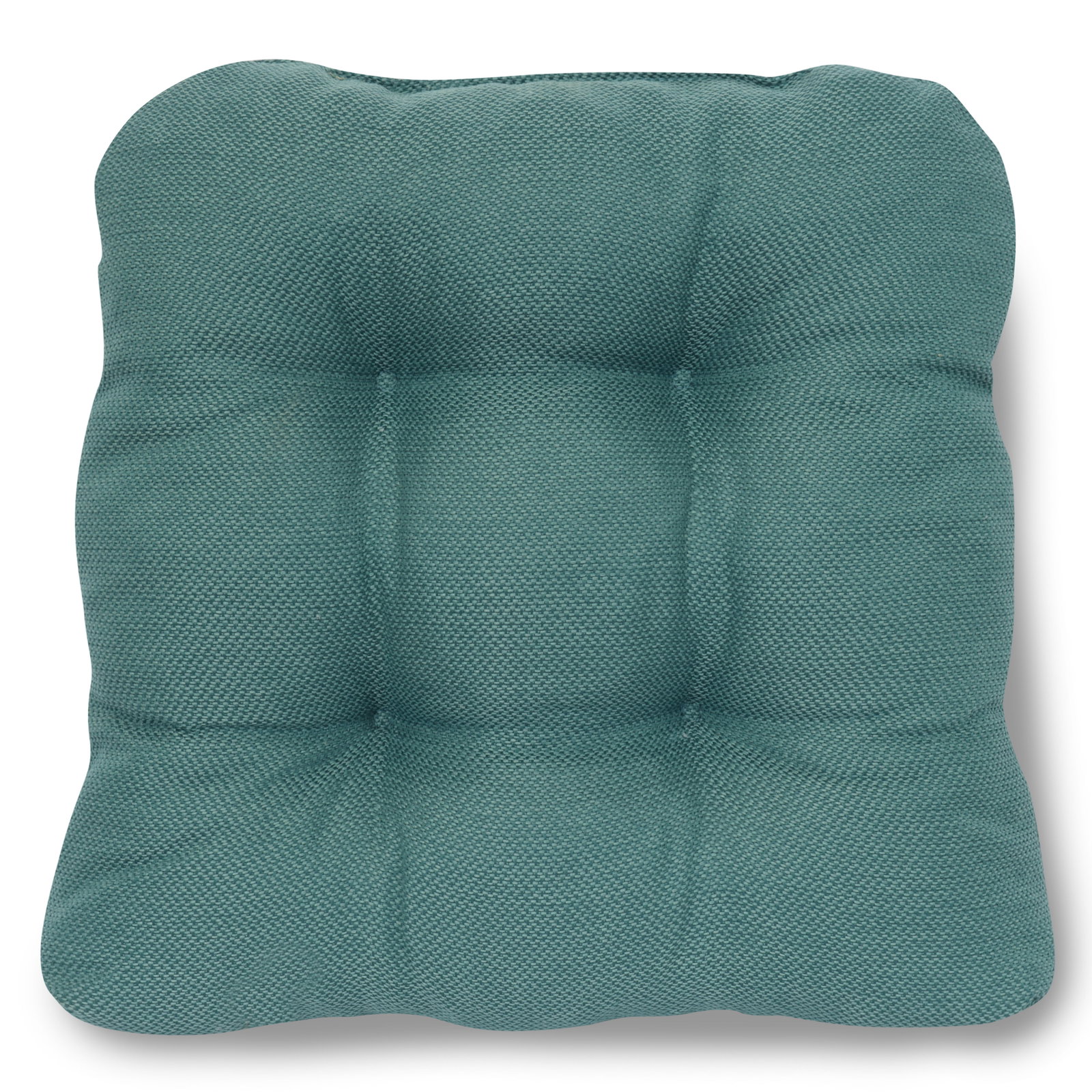Kölles Beste Sitzkissen 'Twist', petrol, ca. 45 x 40 cm