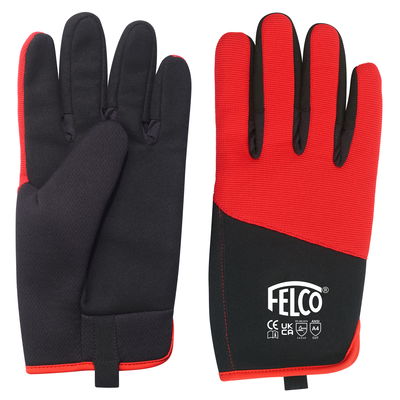 Felco Arbeitshandschuh, rot/schwarz, Gr. XXL Felco Arbeitshandschuh, rot/schwarz, Gr. XXL