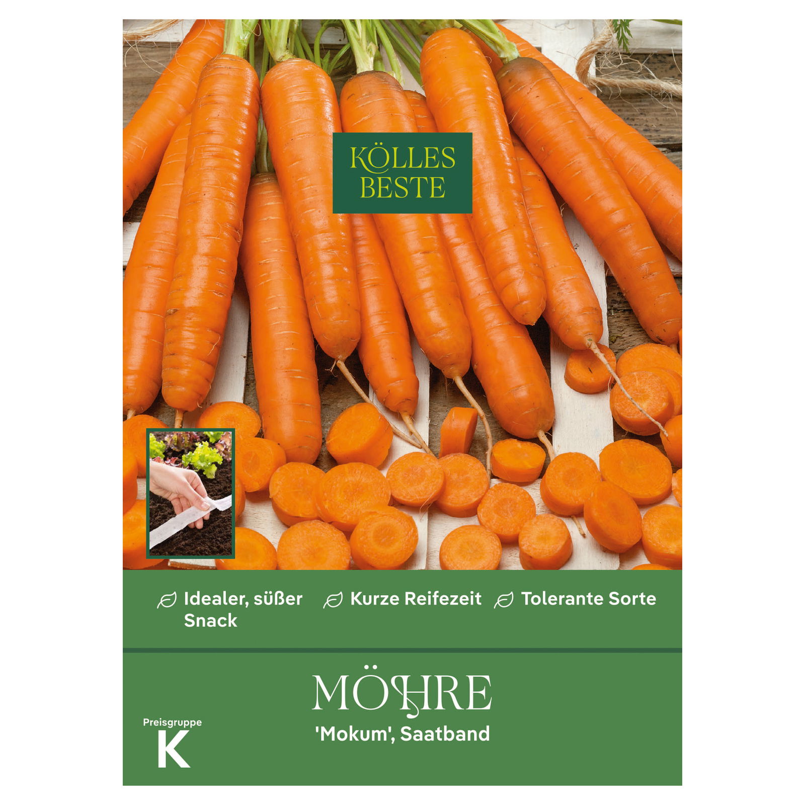 Kölles Beste Saatband, Möhre 'Mokum'