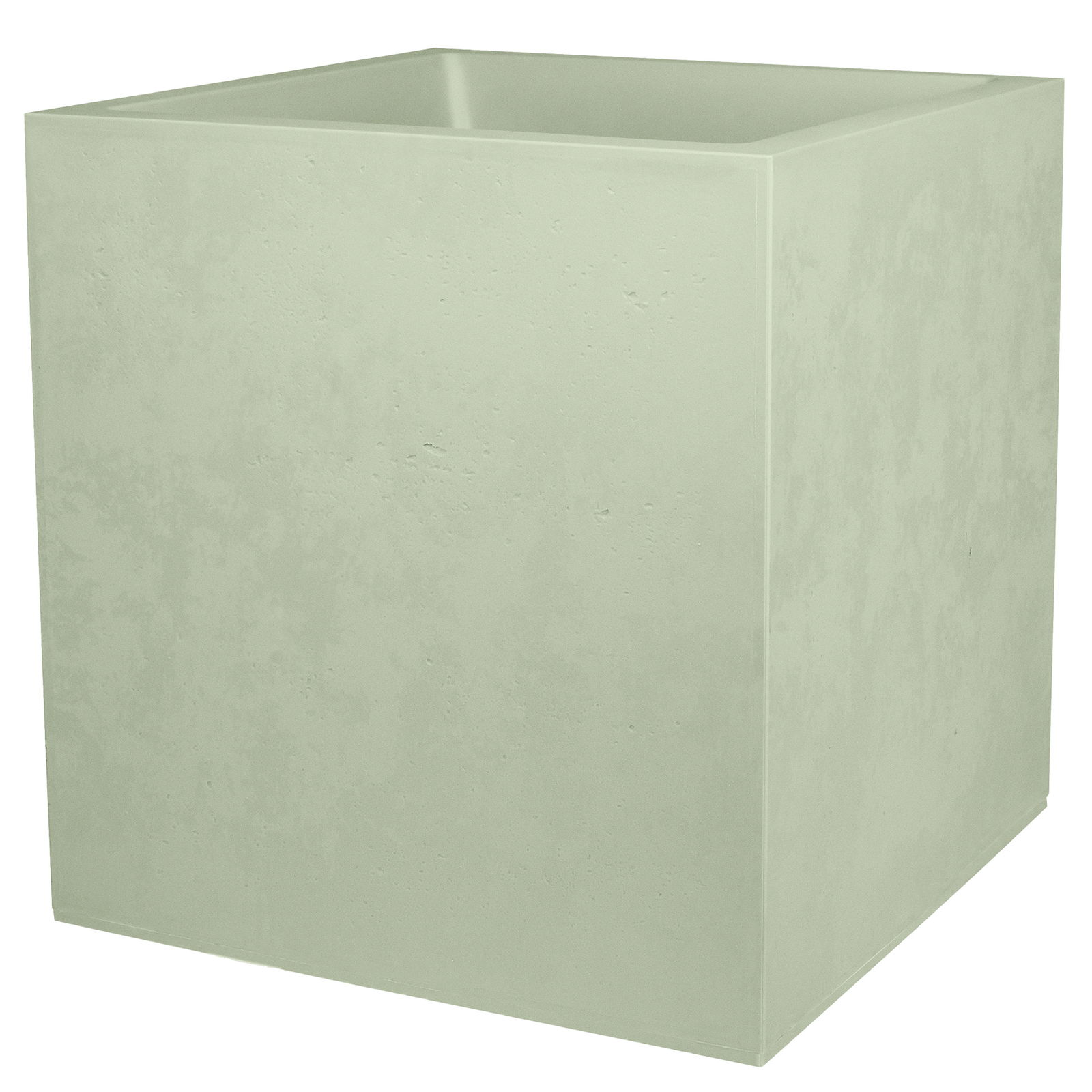 Poetic Pflanzkasten 'Basalt', mandelgrün, ca. 40 x 40 x H 44 cm Poetic Pflanzkasten 'Basalt', mandelgrün, ca. 40 x 40 x H 44 cm