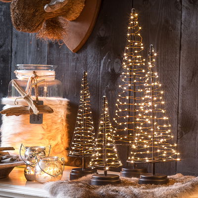 LED Weihnachtsbaum, warmweiß, 85 LEDs, ca. H 42 x B 16 cm LED Weihnachtsbaum, warmweiß, 85 LEDs, ca. H 42 x B 16 cm