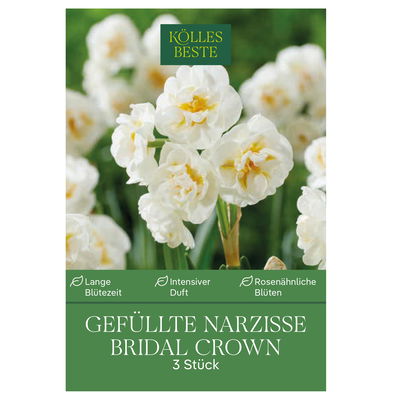 Gefüllte Narzisse 'Bridal Crown', gelb/weiß, 3 Blumenzwiebeln Gefüllte Narzisse 'Bridal Crown', gelb/weiß, 3 Blumenzwiebeln
