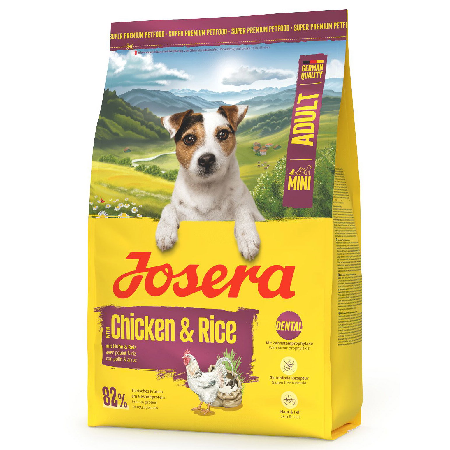 Josera Hundefutter Mini Adult Chicken & Rice, 3 kg Josera Hundefutter Mini Adult Chicken & Rice, 3 kg