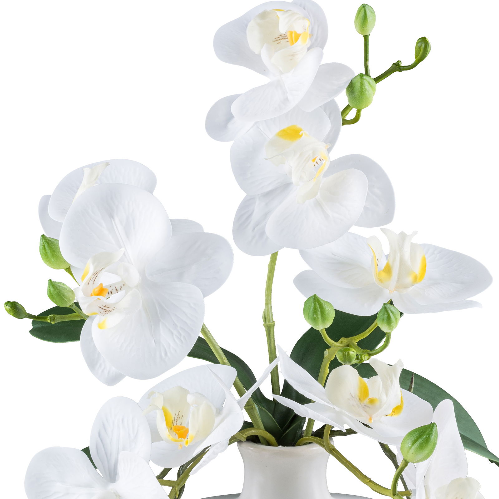 Kunstpflanze Phalaenopsis, weiß, Höhe ca. 42 cm