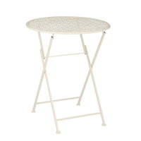 Klapptisch 'Neta', creme, ca. Ø60 x H70 cm