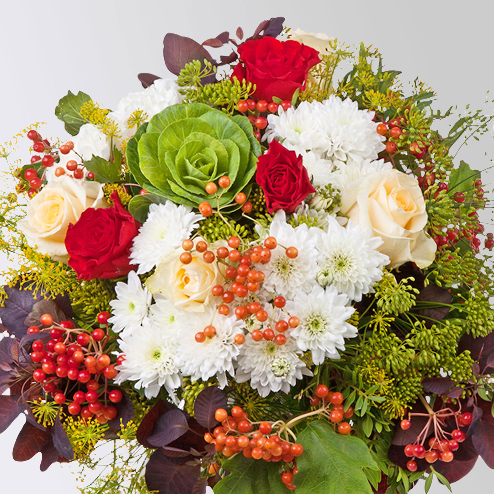 Blumenstrauß 'Viele Glückwünsche', handgebunden Blumenstrauß 'Viele Glückwünsche', handgebunden