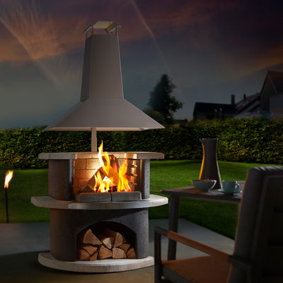 Buschbeck Grillkamin Zürich inkl. Grillrost Buschbeck Grillkamin Zürich inkl. Grillrost