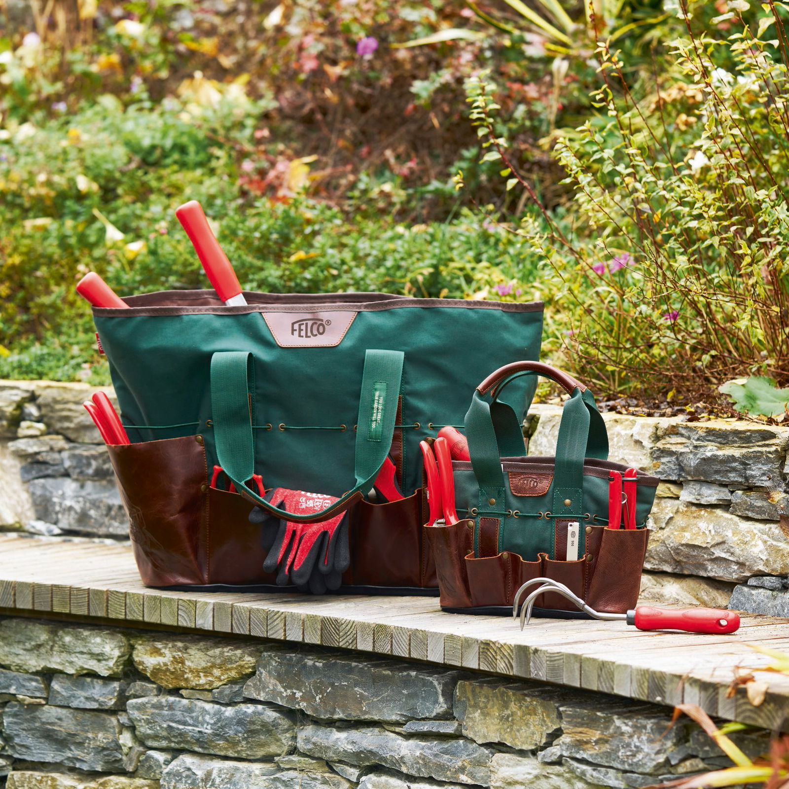 Felco Gartentasche, grün, ca. 25 x 20 x 10 cm Felco Gartentasche, grün, ca. 25 x 20 x 10 cm