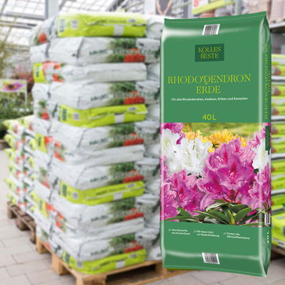 Kölles Beste Rhododendronerde, torfreduziert, 60 Sack à 40 l, 2400 Liter Kölles Beste Rhododendronerde, torfreduziert, 60 Sack à 40 l, 2400 Liter