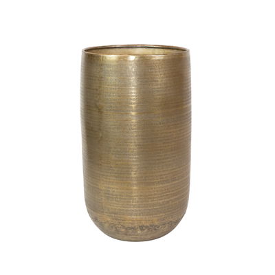 Kölle Pflanzgefäß 'Rowen', gold, ca. Ø 31 x H 55 cm