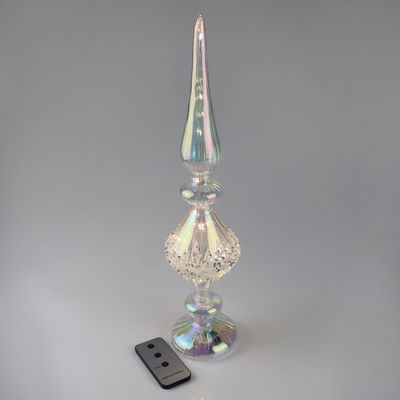 LED Zapfen 'Glimmer', weiß/gold, 20 LEDs, Höhe ca. 49 cm LED Zapfen 'Glimmer', weiß/gold, 20 LEDs, Höhe ca. 49 cm