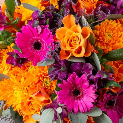 Blumenstrauß 'Barcelona', handgebunden Blumenstrauß 'Barcelona', handgebunden