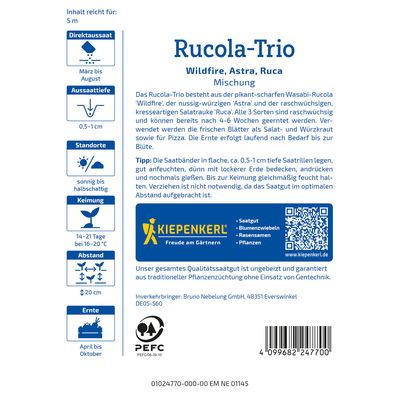 Kiepenkerl Saatband Rucola-Trio