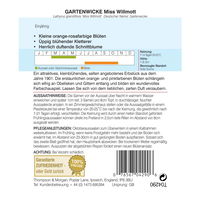 Thompson & Morgan Blumensamen Gartenwicke Miss Willmott