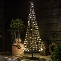 LED Weihnachtsbaum mit 120 Lichtern, warmweiß, ca. H50xB21 cm