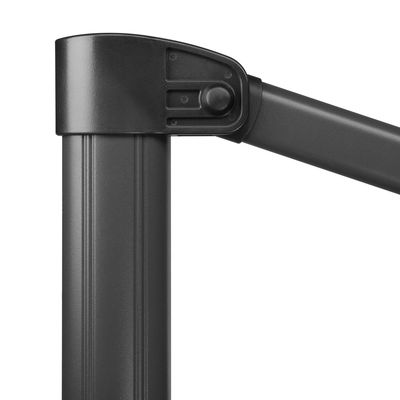 Schneider Sonnenschirm 'Rhodos Blacklight', mit LEDs, anthrazit, Ø 300 cm