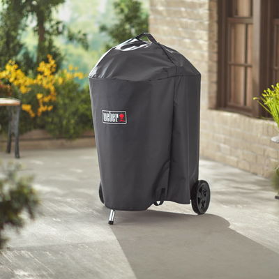 Weber Abdeckhaube für Master-Touch Grillgeräte, 100 % Polyester, schwarz Weber Abdeckhaube für Master-Touch Grillgeräte, 100 % Polyester, schwarz