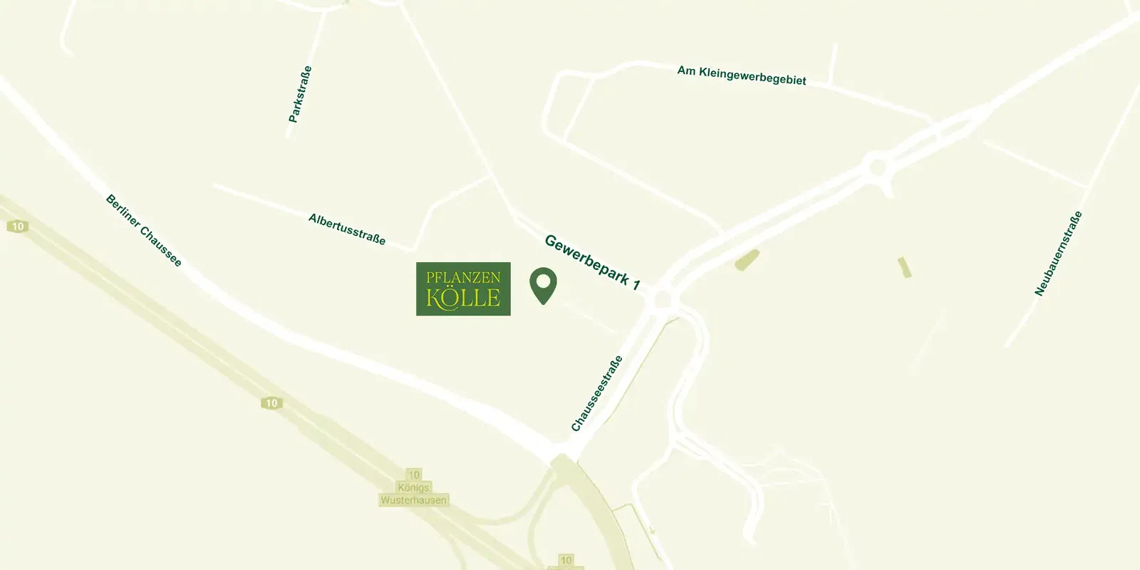 Gartencenter Wildau Map