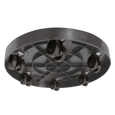 Eda Rolluntersetzer, grau, ca. Ø 40 x H 4,5 cm