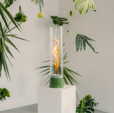 Höfats Tischfeuer 'Spin Air 1200', grün, Edelstahl, Ø13,8 x H54 cm Höfats Tischfeuer 'Spin Air 1200', grün, Edelstahl, Ø13,8 x H54 cm