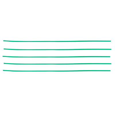 Drehbinder von Kölle, dunkelgrün, 15 cm lang, 200 Stück Drehbinder von Kölle, dunkelgrün, 15 cm lang, 200 Stück