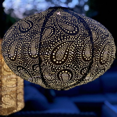 Solarlaterne 'Oval 40', taupe, Ø 40 x 27 cm Solarlaterne 'Oval 40', taupe, Ø 40 x 27 cm