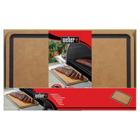 Schneidebrett für alle Weber-Seitentische, braun/schwarz, ca. 27 x 45 cm