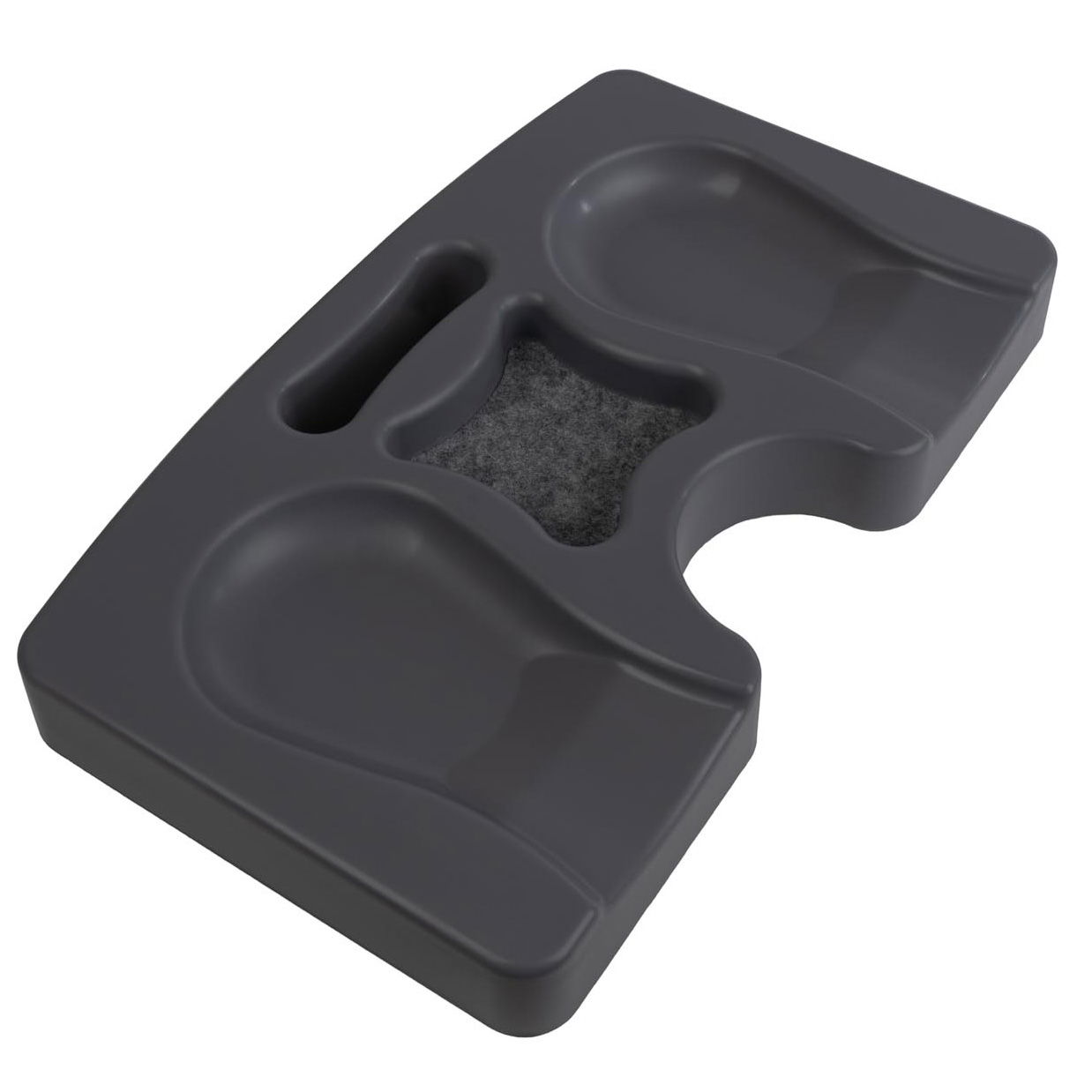 Kniekissen, grau, ca. 41 x 25 x 4,5 cm Kniekissen, grau, ca. 41 x 25 x 4,5 cm