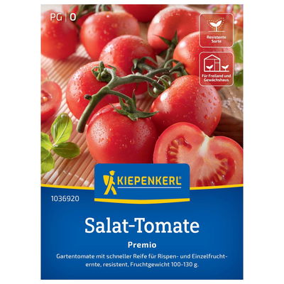 Saatgut, Salattomate 'Premio', rot Saatgut, Salattomate 'Premio', rot