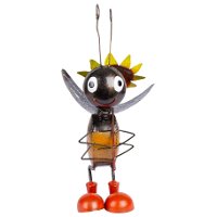 Biene mit Sonnenblume, Metall, 36 x 22 x 23 cm