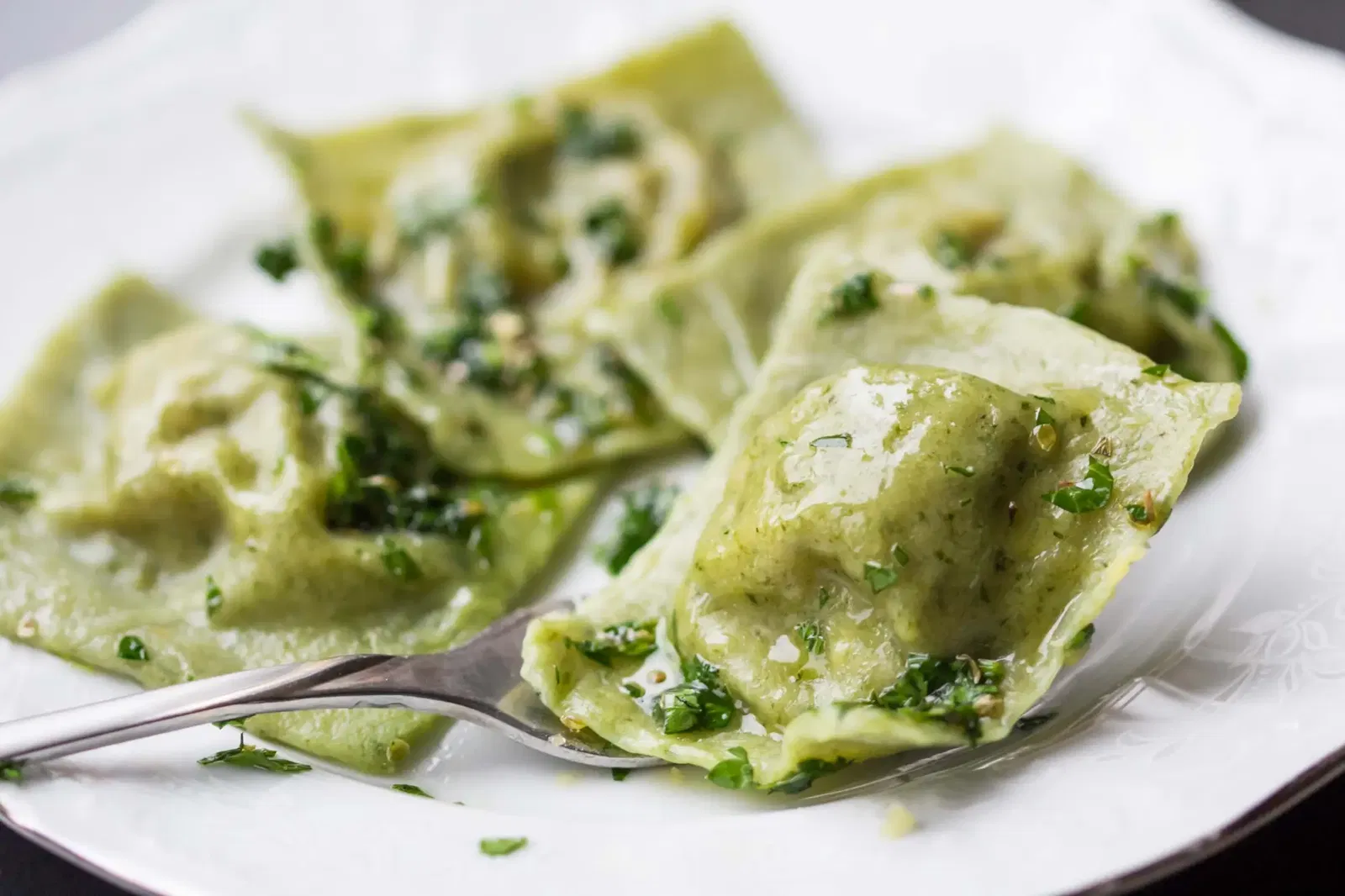 Kräuter-Ravioli/Maultaschen