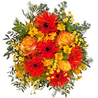 Blumenstrauß 'Frohe Ostern' inkl. gratis Grußkarte