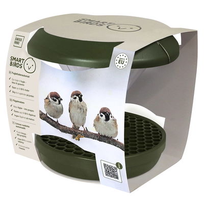 Swissinno Vogel-Futtersilo 'Davos', dunkelgrün