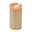 LED-Echtwachskerze, Magic Flame, gold, Timer, Batterie