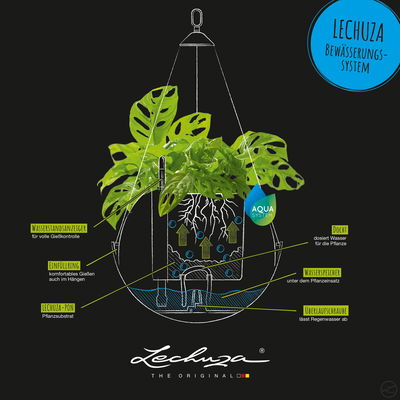 Lechuza 'Bola Color 23', sandbraun, ca. Ø 23 x H 18 cm