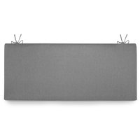 Kölles Beste Bankauflage '140 Twist', grau, ca. 140 x 48 cm