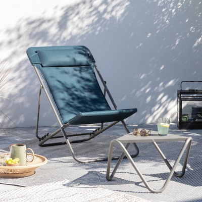 Liegestuhl 'Maxi Transat', blau