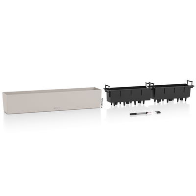 Lechuza 'Balconera Color 100', sandbraun, ca. 99 x 19 x H 19 cm