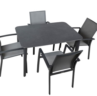 Kölle Esstisch, anthrazit, ca. 120 x 80 x H 74 cm