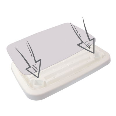 Mochtoys Kindertisch, grau, ca. H44 x 24 x 48 cm