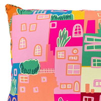 Lendenstützkissen 'Vita Dessin 4', bunt, ca. 40 x 60 cm