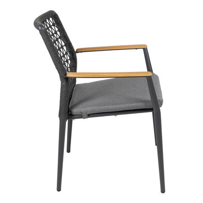 Kölle Stapelsessel 'Florence', anthrazit Kölle Stapelsessel 'Florence', anthrazit