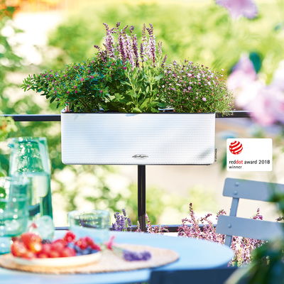 Lechuza 'Cube Color Triple', weiß, ca. 40 x 14 x H 14 cm