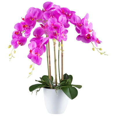 Kunstpflanze Phalaenopsis, lila, Höhe ca. 62 cm