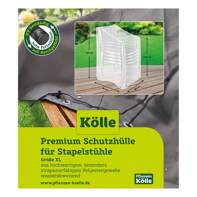 Kölle Premium Schutzhülle für Stapelstühle XL Kölle Premium Schutzhülle für Stapelstühle XL